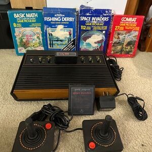 Vintage Atari CX2600 (Atari VCS) Console Bundle – 1977 Original